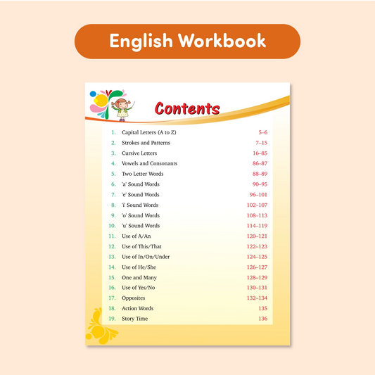 Smart Learners Pre-Primer Workbook Combo | English, My Maths & Environmental Studies Books for Kids | Early Learning Activity & Practice Books (Ages 3–5)