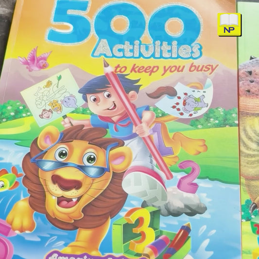 2000+ Creative Activities for Kids | Coloring, Puzzle Games, Maths & Mazes | Interactive Combo Pack of 4 Books